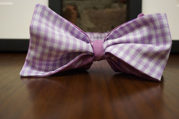 A Yellow/Black plaid combined with a Yellow and White Poppy flower print