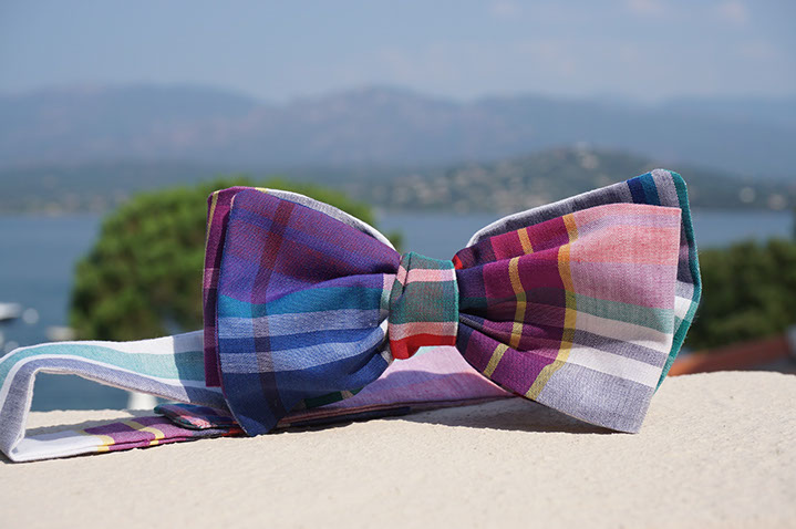How can you not have an extra skip in your step when rocking out in the Summer Lovin' bow tie? A bright and vibrant plaid full of blues, purples