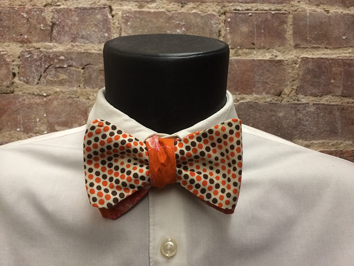 A Yellow/Black plaid combined with a Yellow and White Poppy flower print